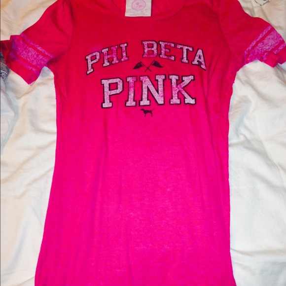 Phi Beta Pink Sheer Tee