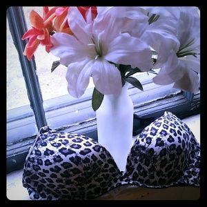 Animal print bra