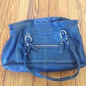 Authentic Coach Leather Hand Bag Purse