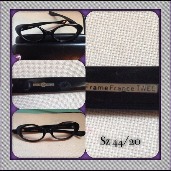 French Vintage rounded cateye frames