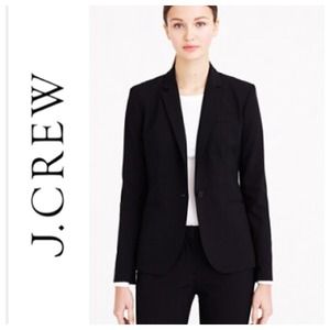 SALE J. Crew Wool Black Blazer Size 4