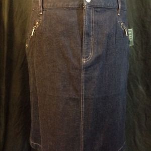 NWT Ralph Lauren jean skirt!