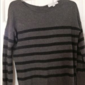 Loft grey sweater light weight