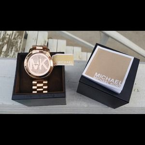 ROSE GOLD MICHAEL KORS WATCH!