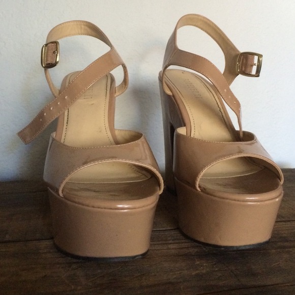 Tan pumps