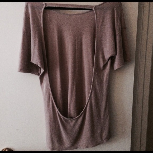 Rare Brandy Melville open back knit