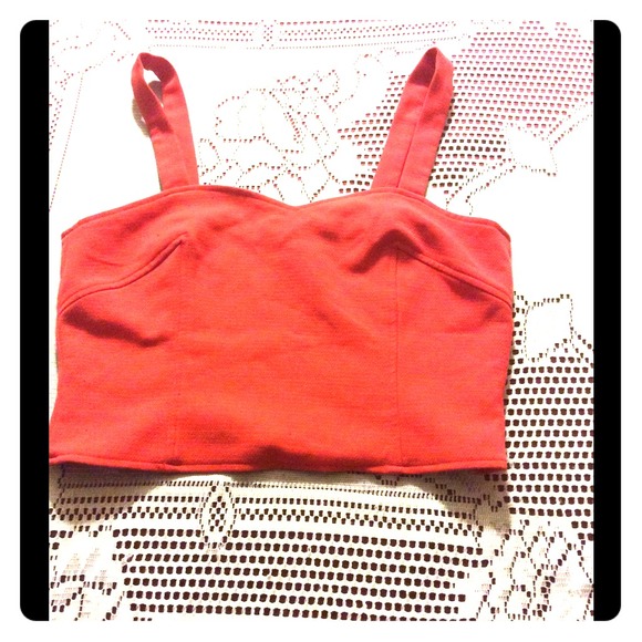Coral Crop Top