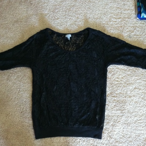 Black Lace Top