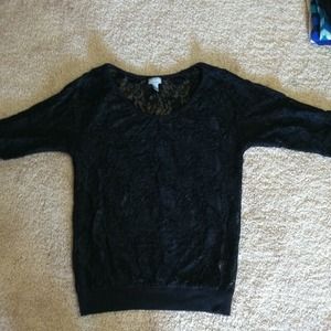 Black Lace Top
