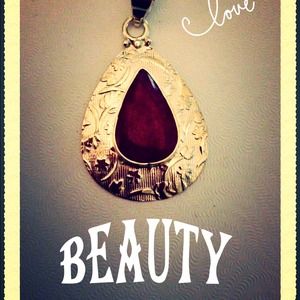 HOLD Gorgeous Natural Red Ruby in Sterling Silver
