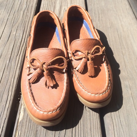 Sperry Top Sider leather boat shoes