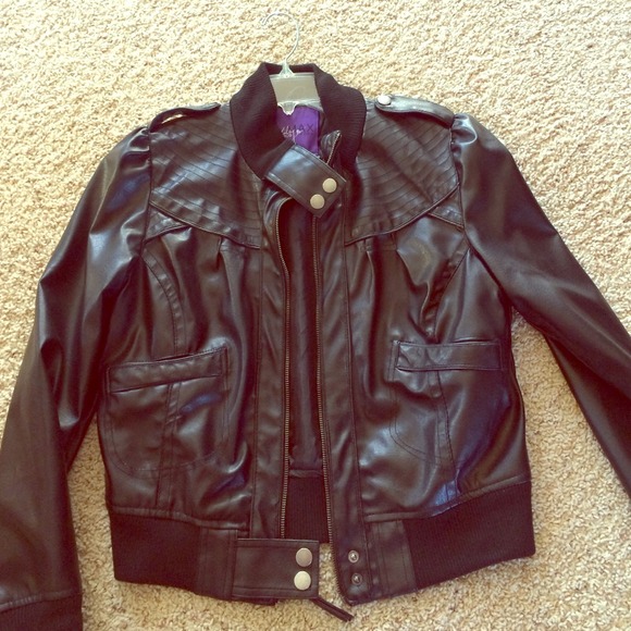 Max  Azaria faux leather jacket