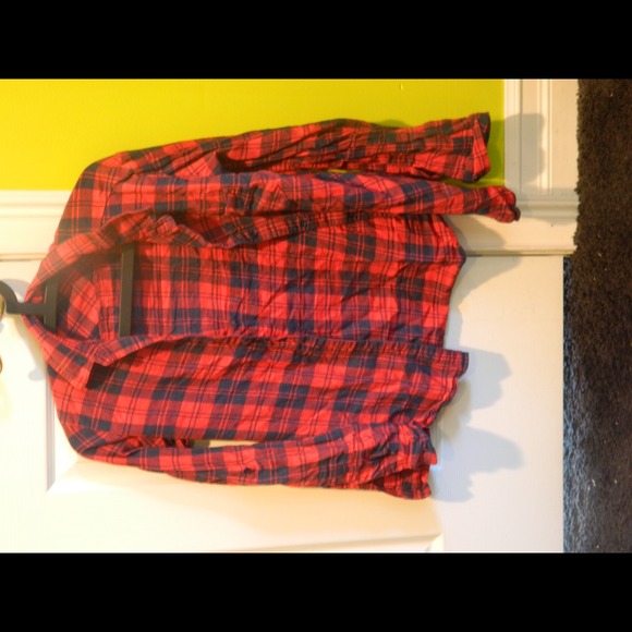 red and blue flannel - Picture 1 of 1