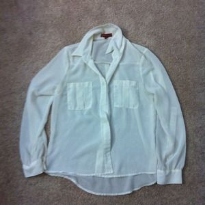 White Button Up Blouse