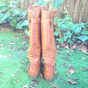Tall brown boots