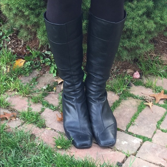 🍃Clarks boots tall🍁leather