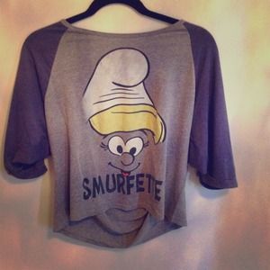Smurfet baseball grafic T-shirt