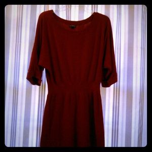 Red Sweater dress