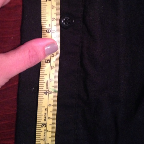 Collared Utility Little Black Shirtdress• - Picture 4 of 5