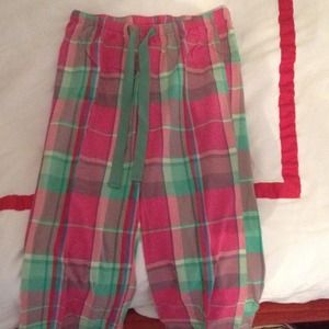 Plaid pj pants