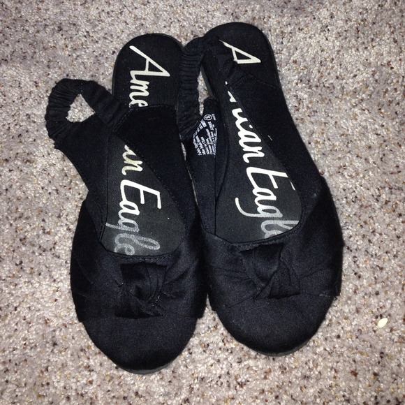 American Eagle Knotted Slingback Flats
