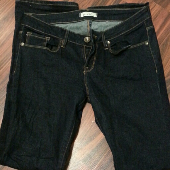 Dark blue jeans