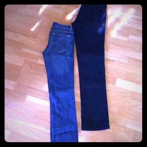 Straight leg jeans