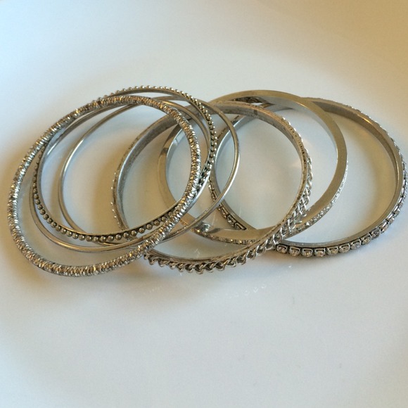 Silver bangles