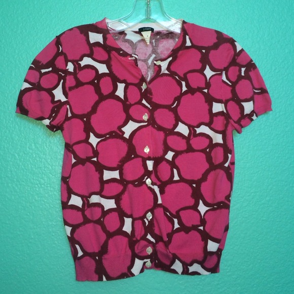 ⚡️sale⚡️J Crew Pink Giraffe Print Cardi