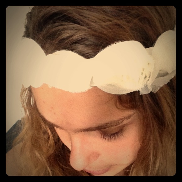 Handmade Silk Rosettes Crown!