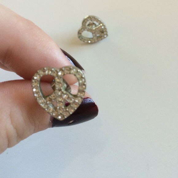 Heart earrings - Picture 2 of 2
