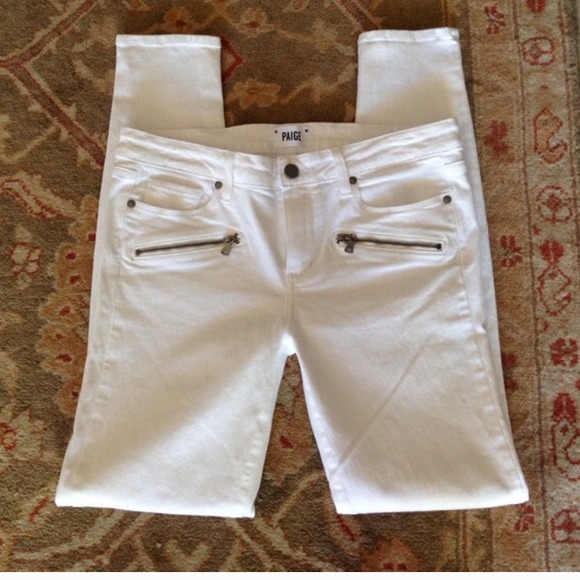 Paige denim Indio zip skinny jeans