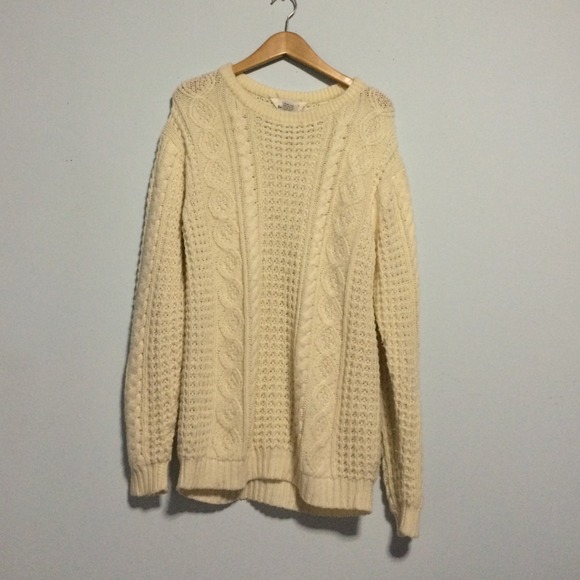 Cream oversized sweater