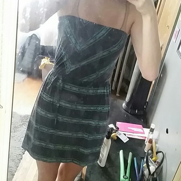 *reduced price*Tribal pattern strapless dress