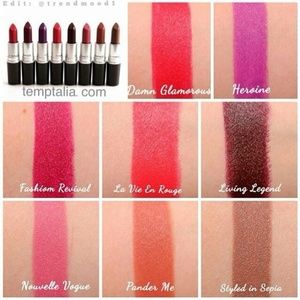 mac la vie en rouge lipstick