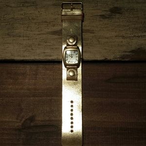 Gold Fossil Bracelet Watch