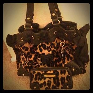 Juicy couture cheetah purse & wallet ~ will trade