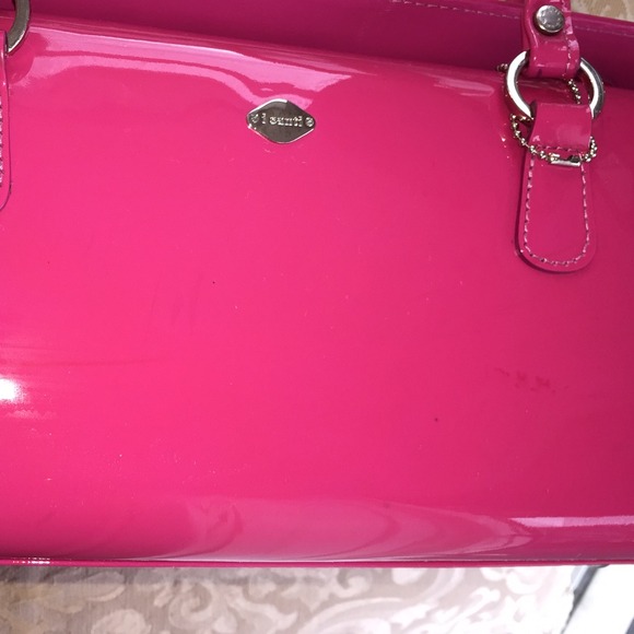 Genuine leather, Hot pink purse. - Picture 3 of 4