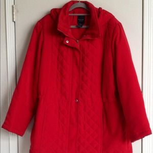 Red Winter Coat Size XL