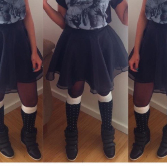 H&M baby doll skirt