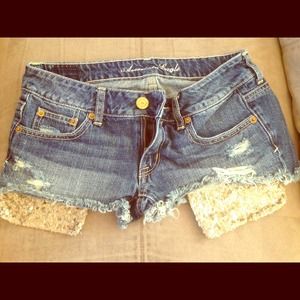 American Eagle jean shorts