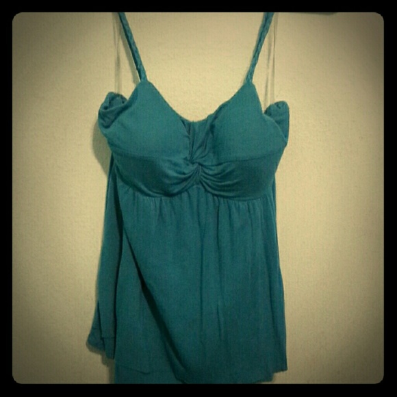 Teal tank top
