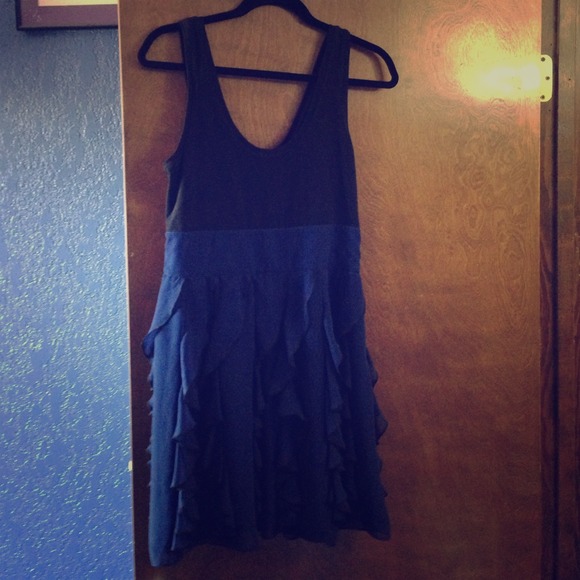 Black and Blue Dress
