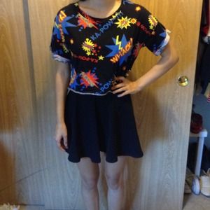 Comic Crop Top