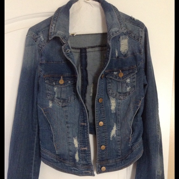 "Nice" blue jean jacket.
