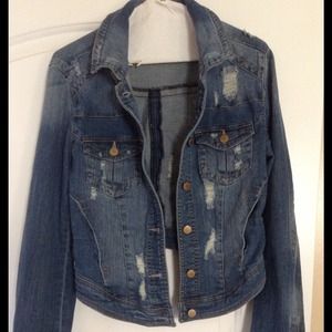 "Nice" blue jean jacket.