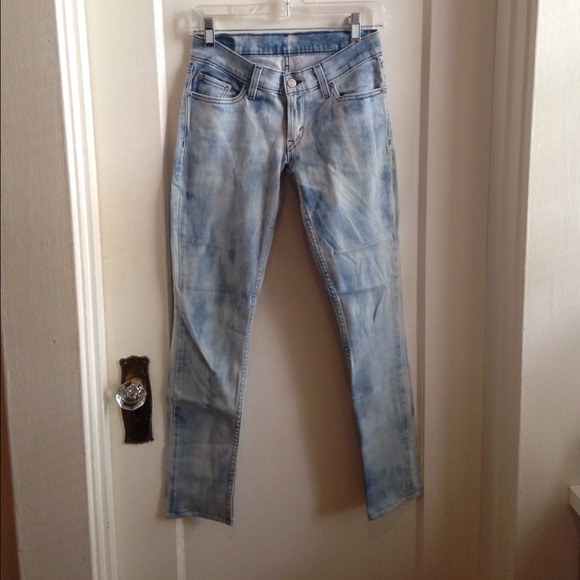 Levi's sample tie dye jeans