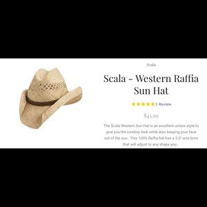 🐳 Unisex country hat, natural fiber,worn once! 🐳