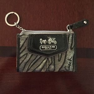 Coach keychain change purse