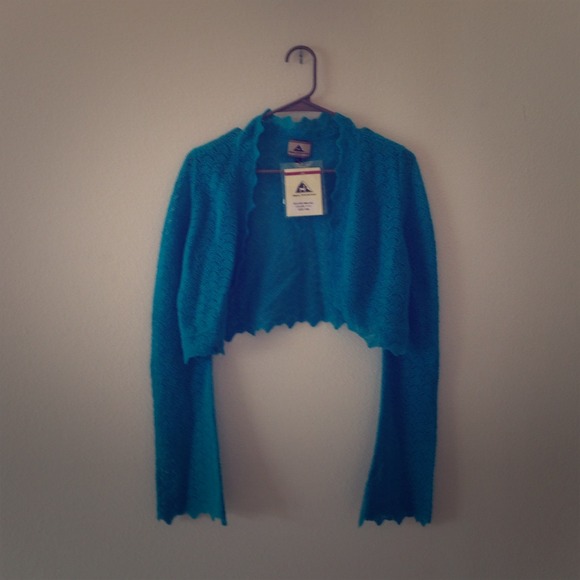 Blue Alpaca Bolero